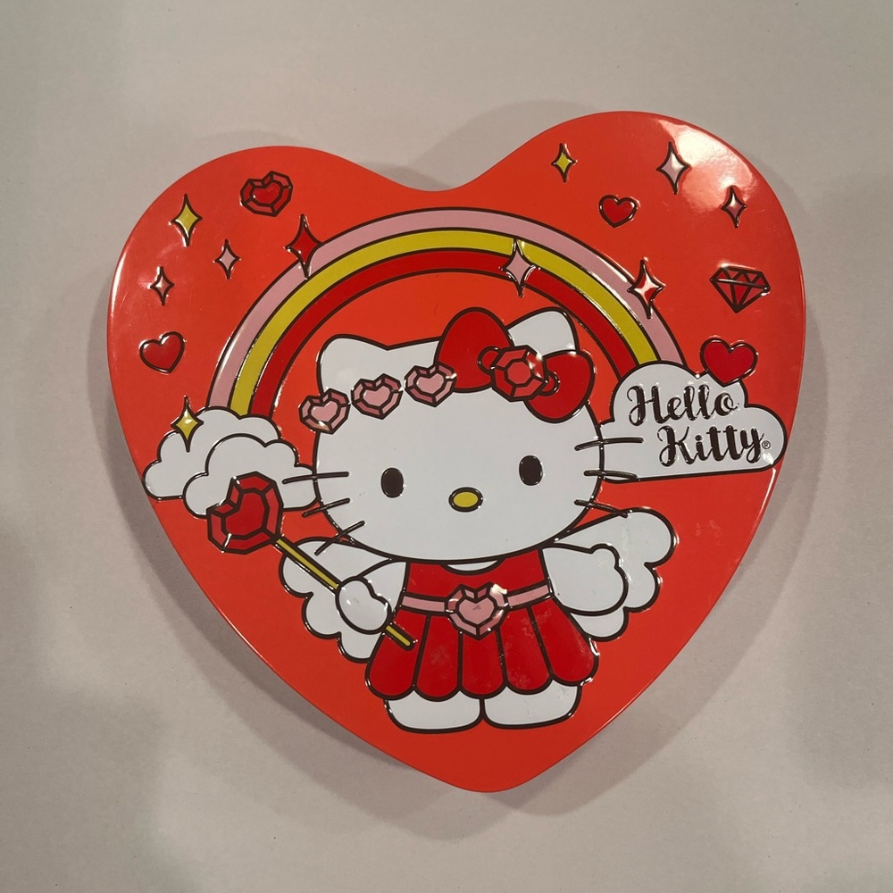 Hello Kitty Heart Shaped Tin